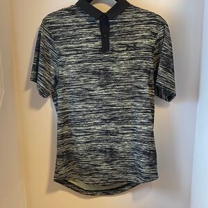Under Armour Men's Black Heathered Performance Polo